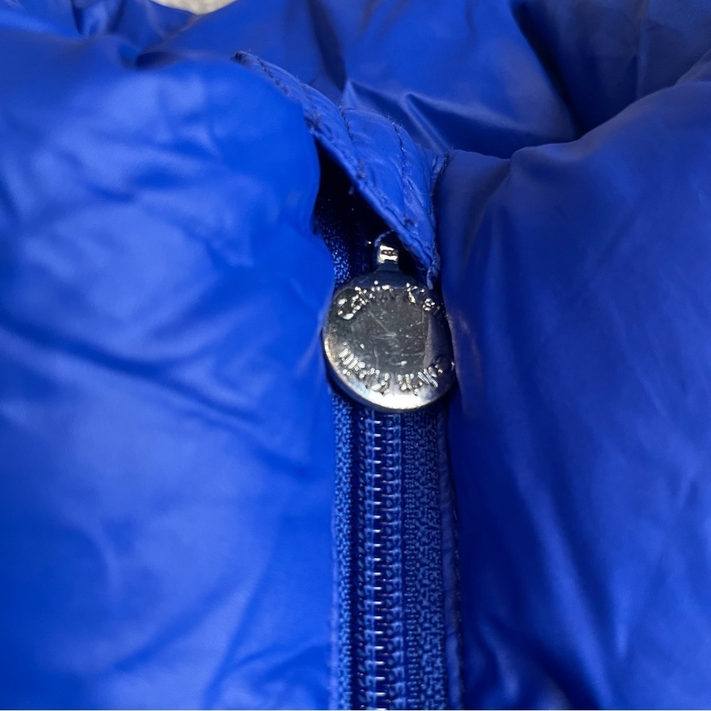 Calvin Klein Women's Blue Puffer Jacket - Picture 2 of 8
